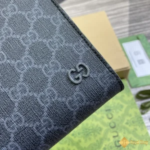 mẫu Túi nam Gucci cầm tay GG pouch viền xanh lá 768255