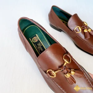 shop bán Giày loafer Gucci nam nâu đậm CKGC240029