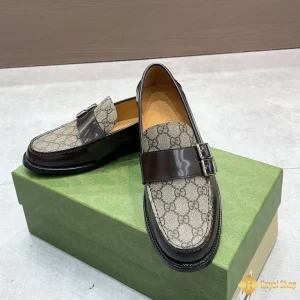 shop bán Giày loafer Gucci nam vàng cát CKGC240018