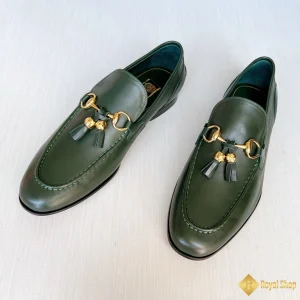 shop bán Giày loafer Gucci nam xanh lá CKGC240028