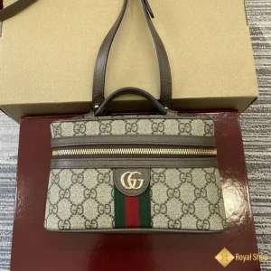 sự tinh tế Túi nữ Gucci Ophidia super mini màu nâu 816357