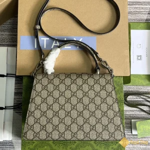 sự tinh tế Túi xách nữ Gucci Small Dionysus be phối đỏ 739496