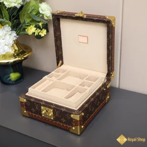 Rương hộp LV đựng phụ kiện Coffret Joaillerie màu nâu M4700SP cao cấp