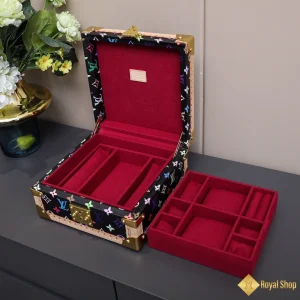 Rương hộp LV đựng phụ kiện Coffret Joaillerie viền be M4700SP