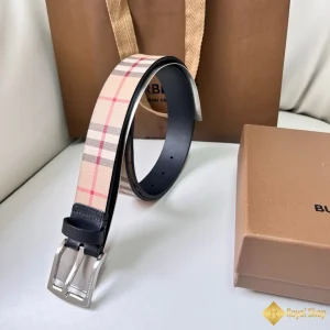 Thắt lưng Burberry nam 3.5cm khoá cài hoạ tiết đặc trưng YA41264 2024