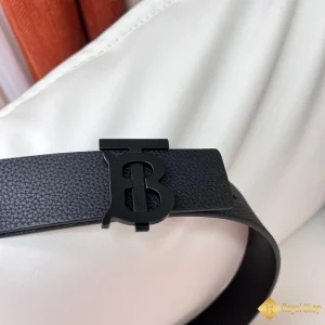 Thắt lưng Burberry nam 3.5cm khoá đen dùng 2 mặt da YA41302