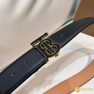 Thắt lưng Burberry nam 3.5cm khoá đen vàng YA41283