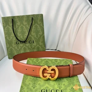 Thắt lưng Gucci nam 4.0cm cam khoá vàng YAG30295