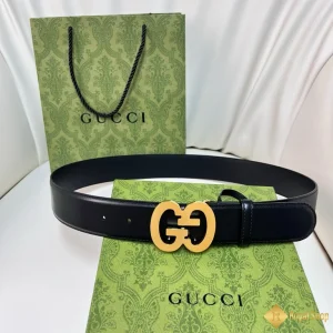 Thắt lưng Gucci nam 4.0cm đen bóng YAG30293