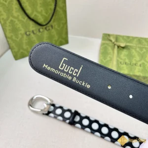 Thắt lưng Gucci nam 4.0cm đốm trắng YAG30321 siêu cấp