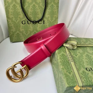 Thắt lưng Gucci nam 4.0cm hồng YAG30308