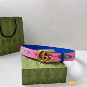 Thắt lưng Gucci nam 4.0cm hồng khoá vàng YAG30318