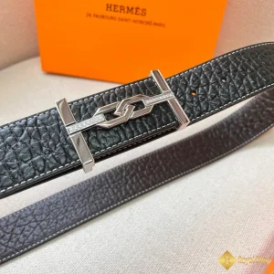 Thắt lưng Hermes nam vân da rắn 3.8cm YAH401345 cao cấp