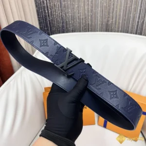 Thắt lưng LV nam 4.0cm dark blue YAL41835 2024