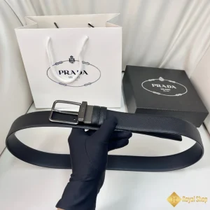 Thắt lưng Prada nam 3.5cm đen YAP30137