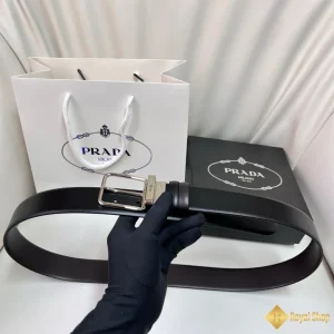 Thắt lưng Prada nam 3.5cm khoá trắng YAP30151