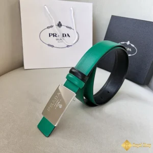 Thắt lưng Prada nam 3.5cm xanh lá - đen YAP30172