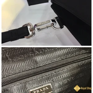 Túi Clutch Prada nam cầm tay da Re-Nylon và Saffiano màu đen 2NE789 Hà Nội