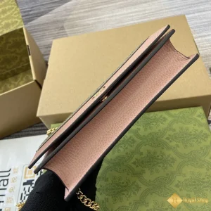 Túi Gucci nữ GG Marmont bi-color mini phối hồng 497985 like auth