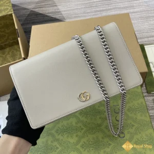 Túi Gucci nữ GG Marmont chain màu xám nhạt 790060 cao cấp