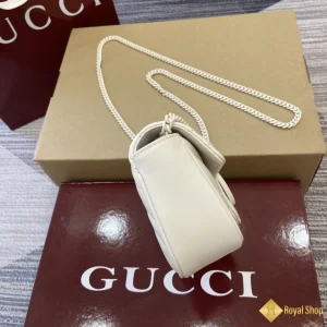 Túi Gucci nữ GG Marmont mini màu trắng 476433 like auth