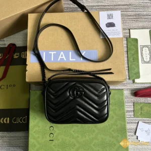 Túi Gucci nữ mini GG  Marmont màu đen 634936 2024