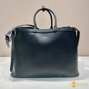 Túi Prada Buckle double belt màu đen 1BG126