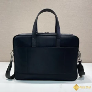 Túi Prada nam công sở Saffiano leather briefcase 2VE005 đẹp