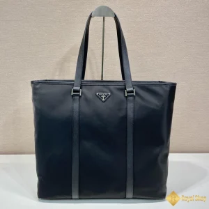 Túi Tote Prada nam Re-Nylon and Saffiano màu đen 2VG112