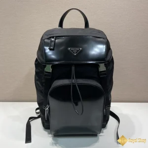 Túi balo Prada nam da Re-Nylon và Saffiano Black 2VZ135