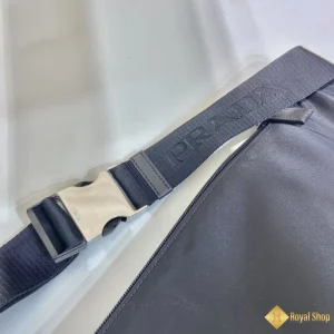 Túi nam Prada bao tử da Re-Nylon belt bag màu đen 2VL003 like auth