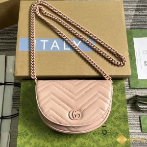 Túi nữ Gucci GG Marmont màu hồng 746431