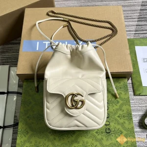 Túi nữ Gucci GG Marmont màu trắng 746433