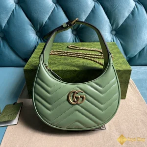 Túi nữ Gucci GG Marmont mini shoulder xanh lá 699514