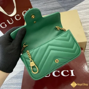 Túi nữ Gucci GG Marmont mini xanh lá ‎476433 2024