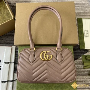 Túi nữ Gucci GG Marmont small màu hồng nhạt 795199