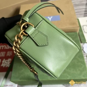 Túi nữ Gucci GG Marmont small shoulder màu xanh lá 447632 cao cấp