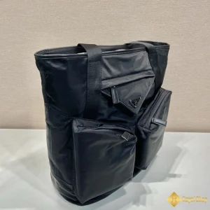 Túi tote Prada Re-Nylon màu đen 2VG120 mới