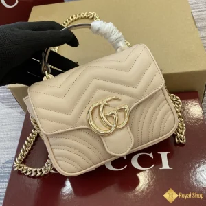 Túi xách Gucci nữ GG Marmont mini màu be 811238