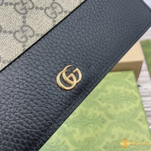 chi tiết Túi Gucci nữ GG Marmont bi-color mini phối đen 497985