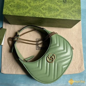 địa chỉ mua Túi nữ Gucci GG Marmont mini shoulder xanh lá 699514