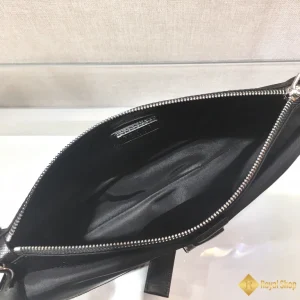 giá Túi Clutch Prada nam cầm tay da Re-Nylon và Saffiano Black 2VH011