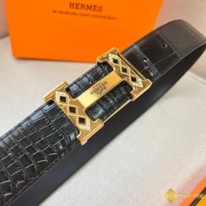 mẫu Thắt lưng Hermes nam vân da cá sấu 3.8cm YAH401341