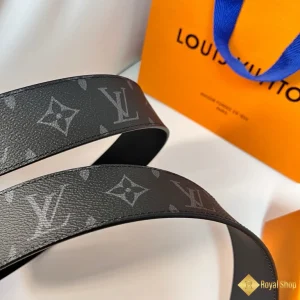 mẫu Thắt lưng LV nam 4.0cm monogram khoá kim trắng YAL41956