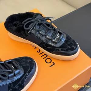 Giày sneaker nữ LV hở lưng lót lông CK5900 Hà Nội