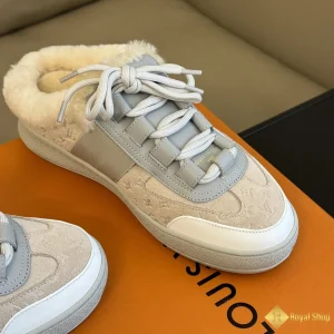 Giày sneaker nữ LV hở lưng lót lông CK5901 HCM