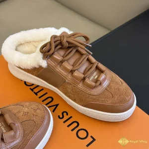 Giày sneaker nữ LV hở lưng lót lông CK5902 cao cấp