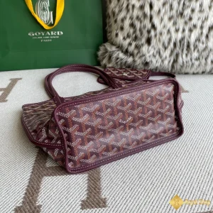 Túi Tote Goyard nữ Anjou mini màu đỏ tía 8003 Hà Nội