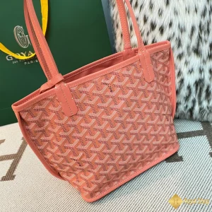 Túi Tote Goyard nữ Anjou mini màu hồng cam 8003 đẹp