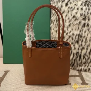 Túi Tote Goyard nữ Anjou mini màu nâu 8003